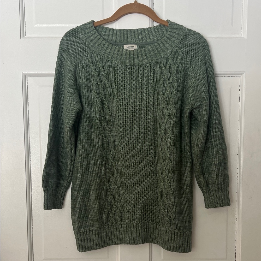 L.L. Bean Women's Knit Sweater - SAGE